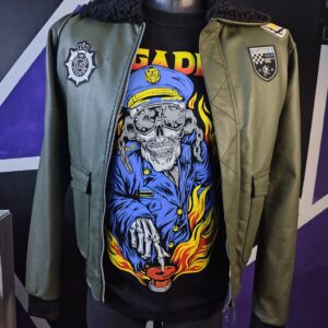 Chaqueta Aviador Cuello Felpa