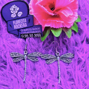 Aretes Libelula Acero