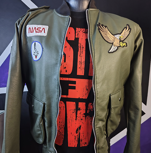 Chamarra Aviador Parches