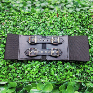Cinturilla negra dos correas