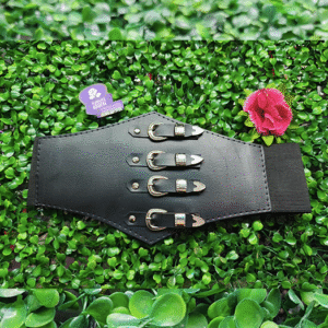 Cinturilla Negra con cuatro correas