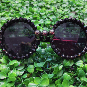 Gafas de sol con cristales y calaveras